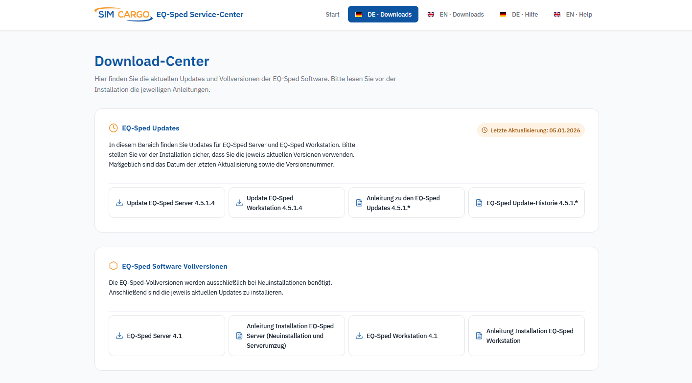 Neues Download-Center