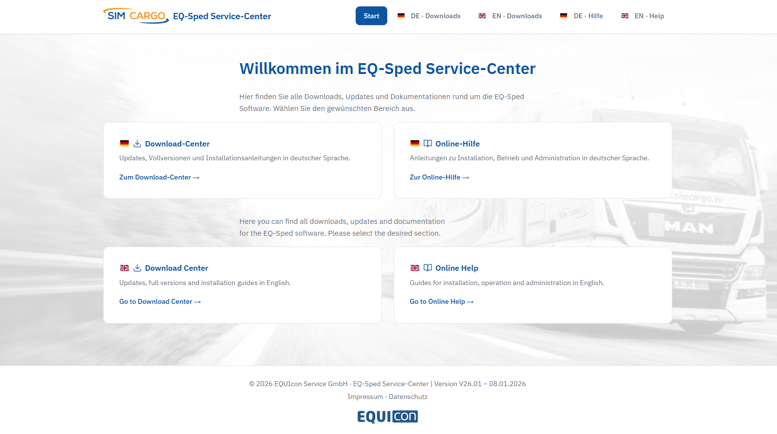 Neues EQ-Sped Service-Center